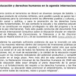Educación y derechos humanos en la agenda internacional