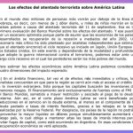 Los efectos del atentado terrorista del 11 de septiembre sobre América Latina