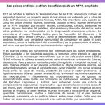 Los países andinos podrían beneficiarse de un ATPA ampliado