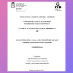 Guía metodológica para la construcción de mapas de competitividad regional en Colombia